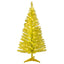 4ft golden Christmas tree with 122 tips and 50 UL lights displayed in a festive room setting