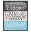Good Morning God Jesus Canvas wall art featuring uplifting faith message for home decor