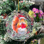 Christmas Garland Pendant Ornament displaying festive garland design on tree