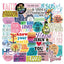 50 pack of inspirational Christian stickers featuring famous faith sayings