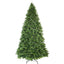 Green PE/PVC Christmas tree with steel wire construction for festive holiday celebrations