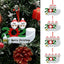 Cheerful snowman hanging pendant for Christmas tree decor