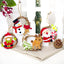 Christmas felt and cane decorative pendant ornament for holiday display