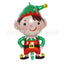 Christmas aluminum film balloon with festive holiday design for home decorating