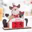 Solid Wood Advent Calendar Scene Decoration for Christian Home