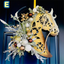 Horse Head Christmas Garland With Balls festive holiday decoration