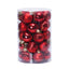 34-piece Christmas ball ornament set in assorted festive colors