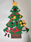 DIY Christmas tree craft kit for children with festive holiday design