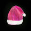 Glowing LED Christmas hat with colorful lights for holiday celebrations