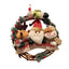 Rattan Christmas vine ring pendant showcasing festive holiday charm