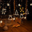 Christmas pendant night light glowing warmly in a home setting