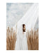 Jesus Christ canvas poster with wheat imagery for faith-based home decor