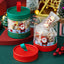 Red and green cartoon candy box for Christmas Eve traditions