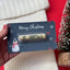 Christmas wallet pendant with festive decorative pattern in variant A