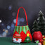 Santa-themed Christmas Eve cloth gift pouch