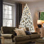 7.5ft Mixed Needle Christmas Tree in living room setting with ornaments