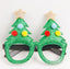 Colorful Christmas party glasses for holiday dress-up fun