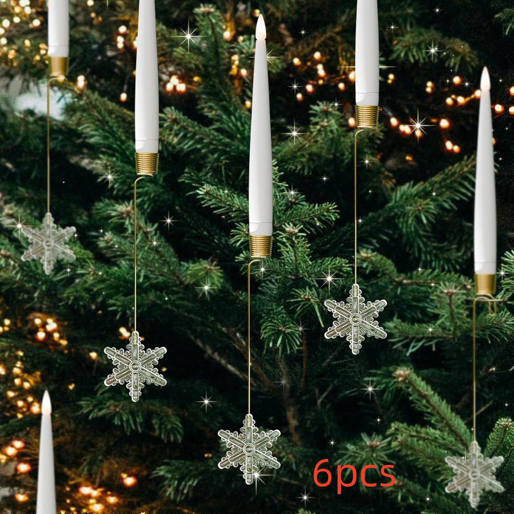 Red crystal ball Christmas pendants with soft glow lighting