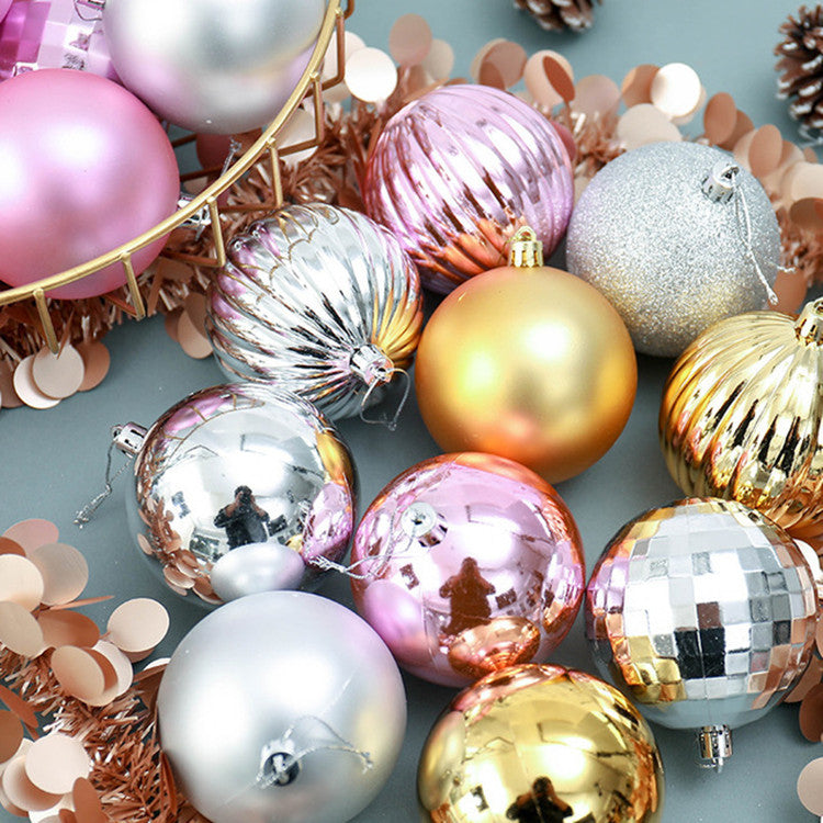 34-Piece Christmas Ball Ornament Set - Christian Home Decor