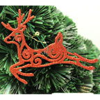 Set of flying deer pendants in random colors