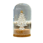 Crystal tree ornament sized for Christmas tree display