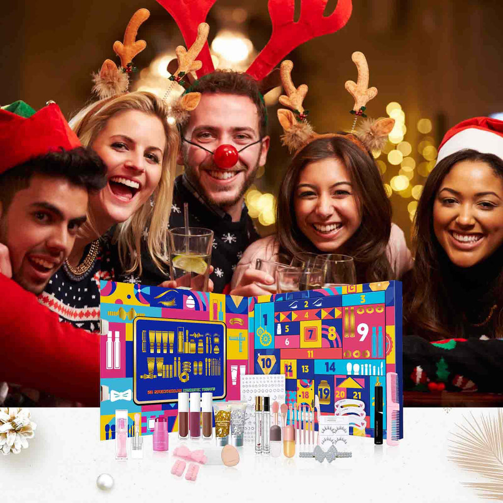 Christmas advent countdown box ready for gifting