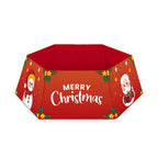Christmas celebration decoration with tree skirt detail