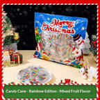Sweet Christmas marshmallow and candy cane treats
