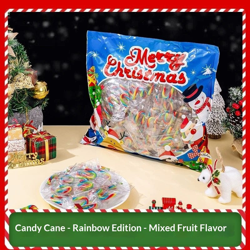 Sweet Christmas marshmallow and candy cane treats