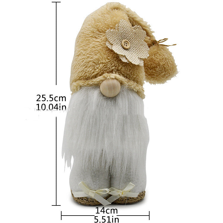 Handmade polyester fabric ornament for Christmas tree display