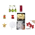 PVC mini Christmas tree ornament with compact design
