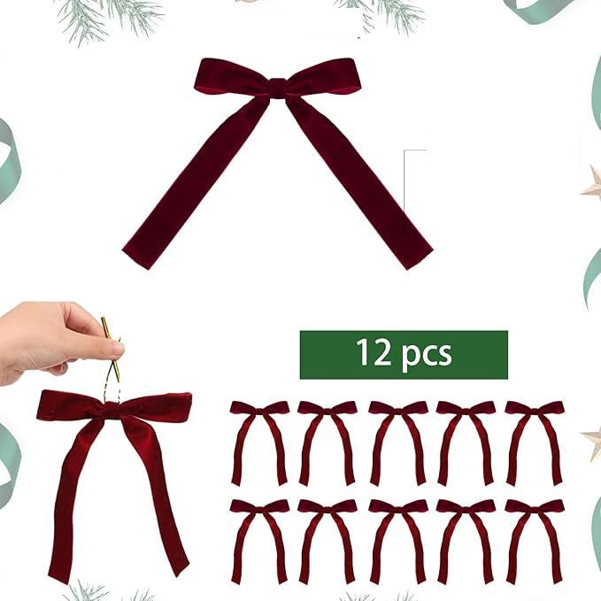 Velvet pendant Christmas decoration for Christian home decor