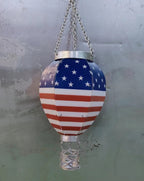 Christmas decorative lantern featuring five-pointed star motif for garden