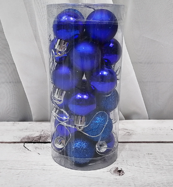Glossy purple Christmas ball ornament for Christian holiday celebrations