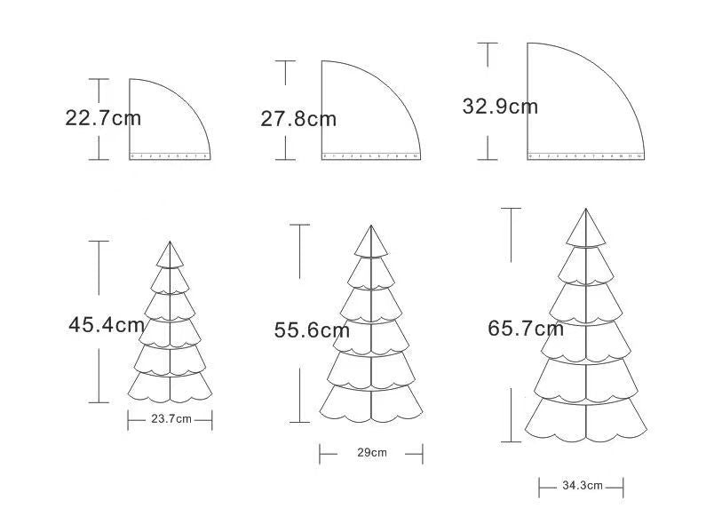 Christmas Tree Quilt Ruler - Quilting Template for Christmas Patterns - Christian Home Decor