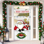 Festive Christmas Door Tapestry - Christian Home Decor - Christian Home Decor