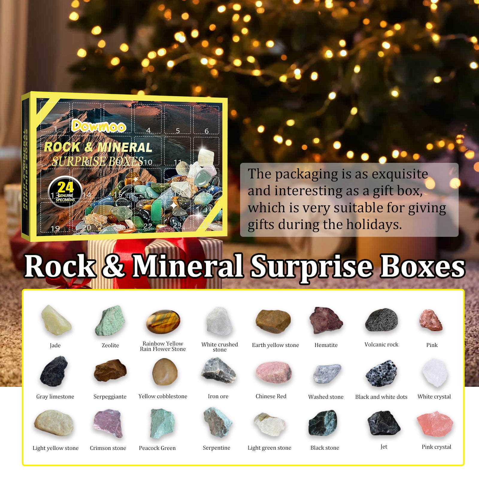 Mystery ore blind box ready for Christmas countdown adventure