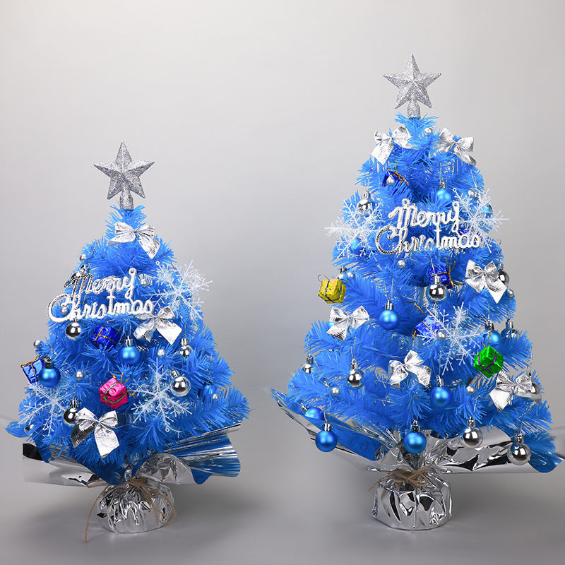 Mini pink Christmas tree 60cm for desktop or shelf decoration