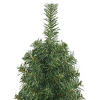 Green Slim Christmas Tree 150 cm with Steel Stand