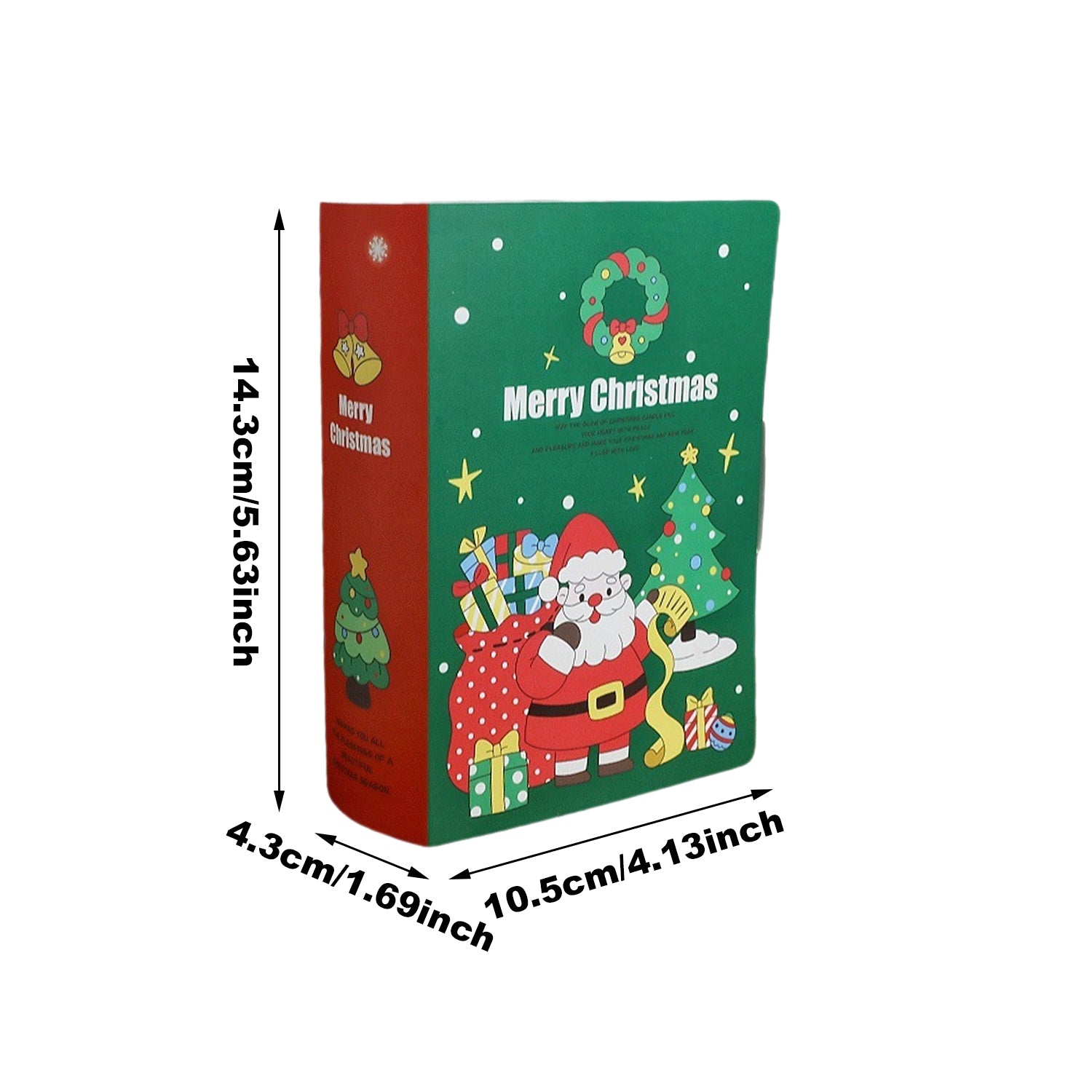 Christmas storybook candy boxes with decorative elements