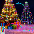Variety pack of LED Christmas light strings showing both colorful and warm white options - Christmas lights - grace