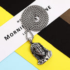 Titanium steel Jesus pendant with electroplated finish