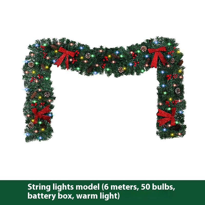 Elegant pine cone bow rattan Christmas arrangement bringing festive warmth to living space