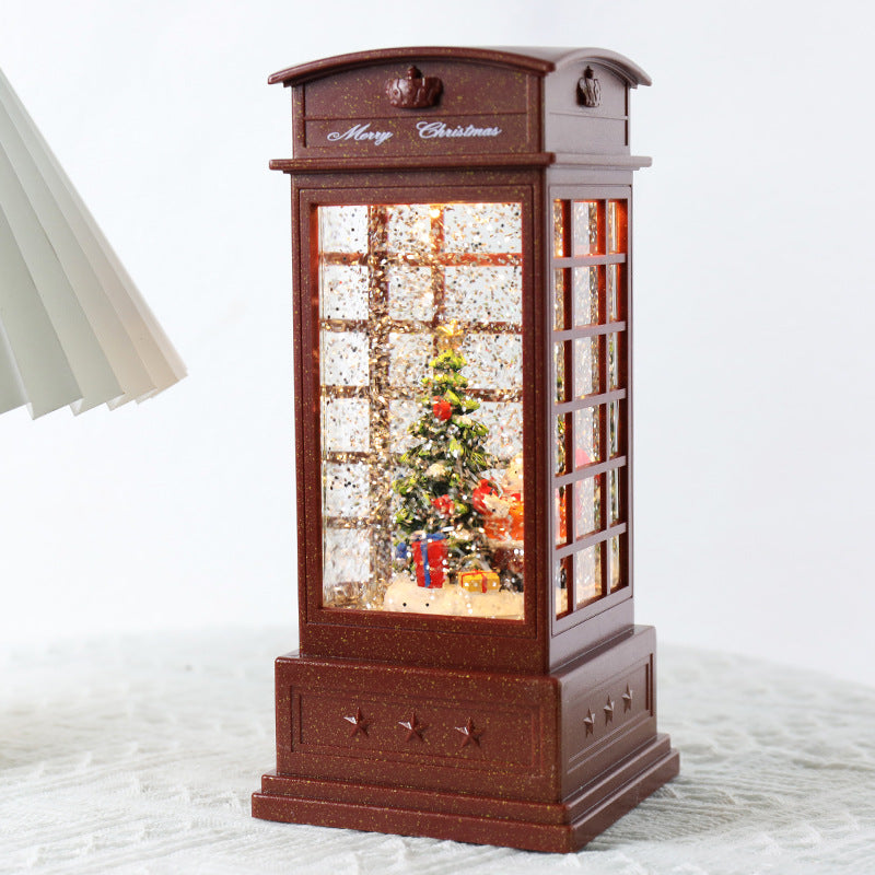 Christmas music box ornament ready for holiday display