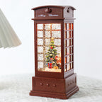 Christmas music box ornament ready for holiday display