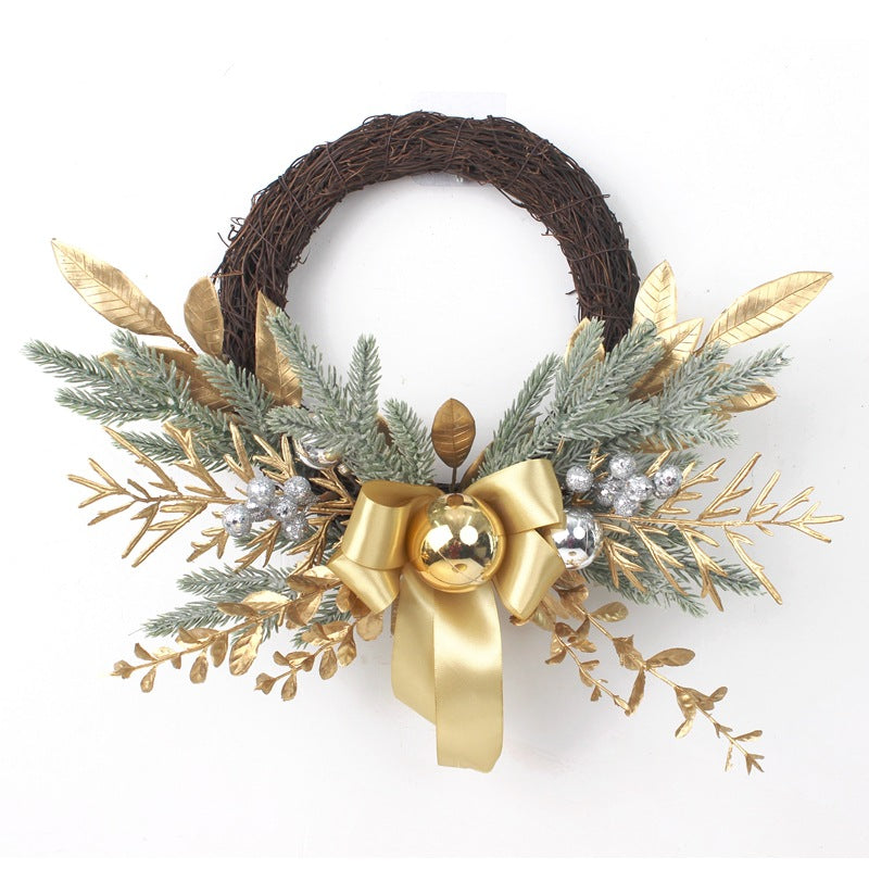 Golden Wire Christmas Garland - Christian Home Decor - Christian Home Decor