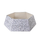 Four-corner gold sequin Christmas tree skirt decoration