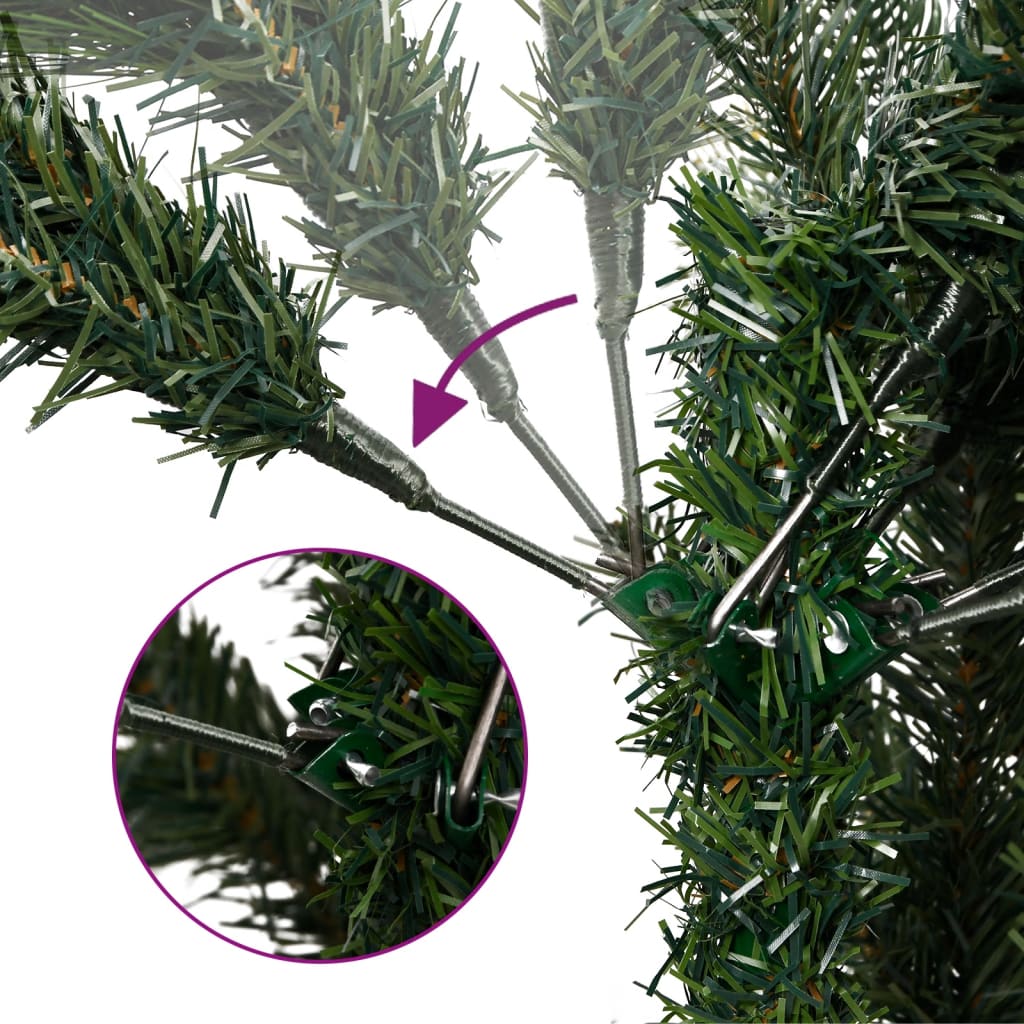 Folding Artificial Christmas Tree with Stand - 120 cm Secondary image