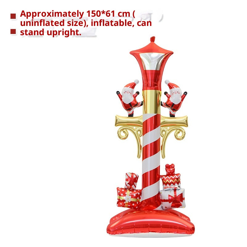 Christmas party decorations with special-shaped aluminum foil balloons