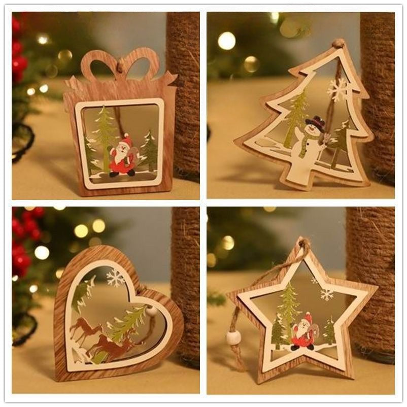 Christmas Cabin Pendants Secondary image